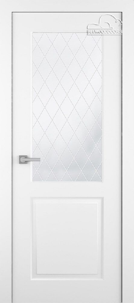 картинка Дверь межкомнатная крашенная Belwooddoors Alta ПО Эмаль белая магазин Дверкин 