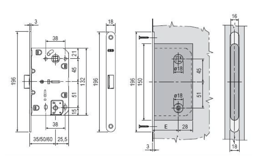 AGB Mediana Polaris WC Латунь_63715