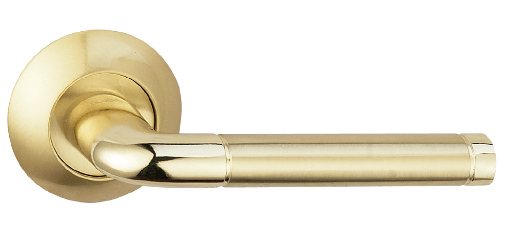 картинка Дверная ручка Bussare Lindo A-34-10 Gold/S.Gold Золото/Золото Матовое магазин Дверкин картинка Дверная ручка Bussare Lindo A-34-10 Gold/S.Gold Золото/Золото Матовое магазин Дверкин