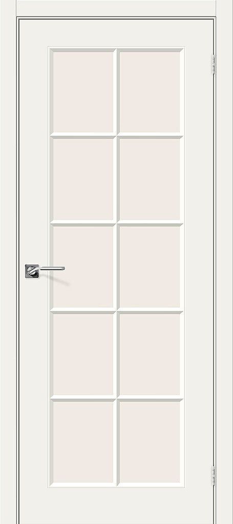 картинка Крашенная межкомнатная дверь Скинни-11.1 Эмаль Whitey магазин Дверкин 