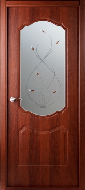 картинка Межкомнатная дверь Belwooddoors Перфекта со стеклом Итальянский Орех магазин Дверкин 