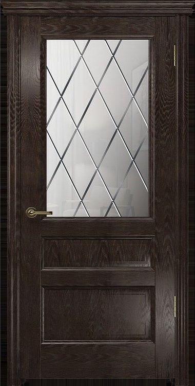 картинка Межкомнатная дверь Люксор Каталония Дуб Коньяк - Сатинато магазин Дверкин 
