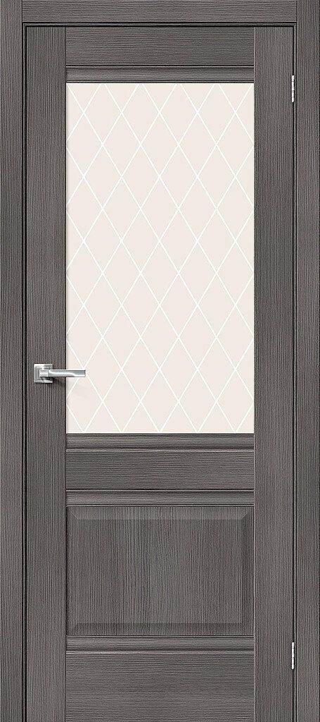 картинка Межкомнатная дверь Прима-3 Grey Veralinga - White Сrystal магазин Дверкин картинка Межкомнатная дверь Прима-3 Grey Veralinga - White Сrystal магазин Дверкин