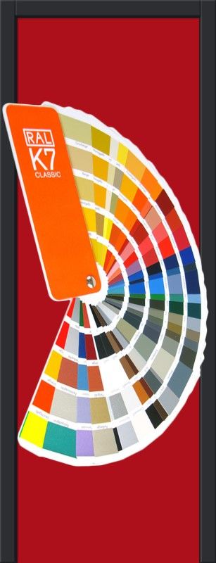 картинка Пластиковая межкомнатная дверь KAPELLI multicolor RAL магазин Дверкин 