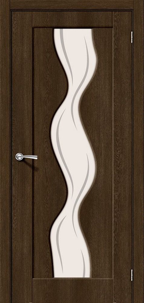 картинка Межкомнатная дверь Вираж-2 Dark Barnwood - Art Glass магазин Дверкин картинка Межкомнатная дверь Вираж-2 Dark Barnwood - Art Glass магазин Дверкин