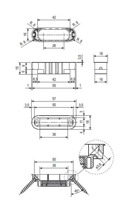 AGB Mediana Polaris WC Латунь_63716