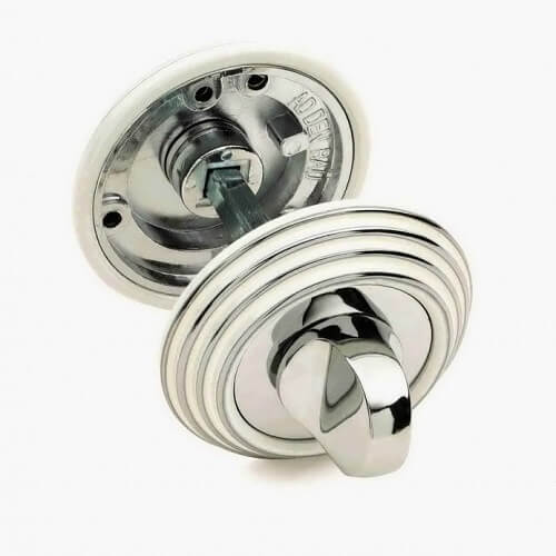 картинка Завертка WC V003 Enamel/Chrome Белая Эмаль - Хром магазин Дверкин картинка Завертка WC V003 Enamel/Chrome Белая Эмаль - Хром магазин Дверкин