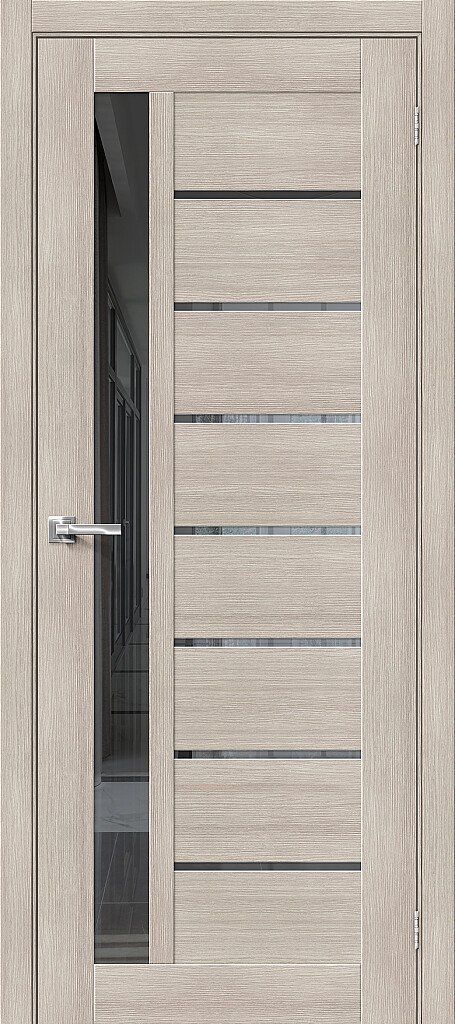 картинка Межкомнатная дверь Браво-27 Cappuccino Melinga - Mirox Grey магазин Дверкин картинка Межкомнатная дверь Браво-27 Cappuccino Melinga - Mirox Grey магазин Дверкин
