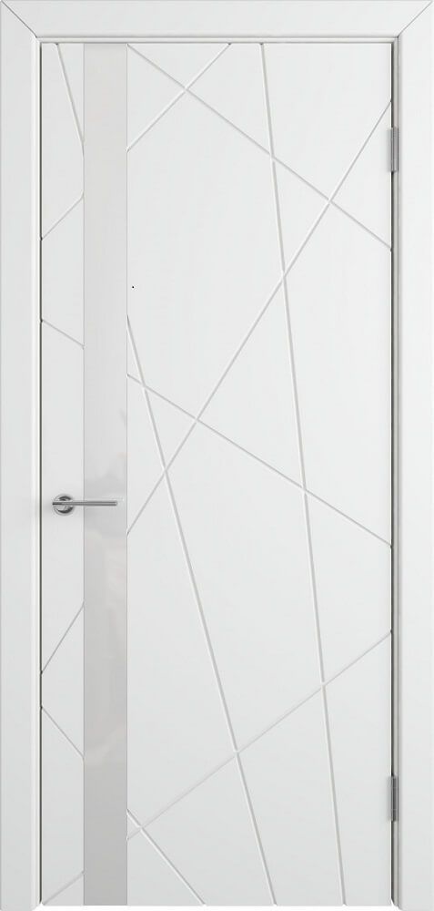 картинка Межкомнатная дверь Flitta Polar Эмаль Белая - White Gloss магазин Дверкин 