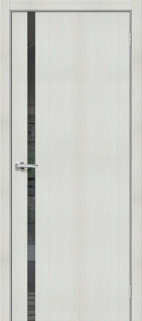 картинка Межкомнатная дверь Браво-1.55 Экошпон Bianco Veralinga - Mirox Grey магазин Дверкин картинка Межкомнатная дверь Браво-1.55 Экошпон Bianco Veralinga - Mirox Grey магазин Дверкин
