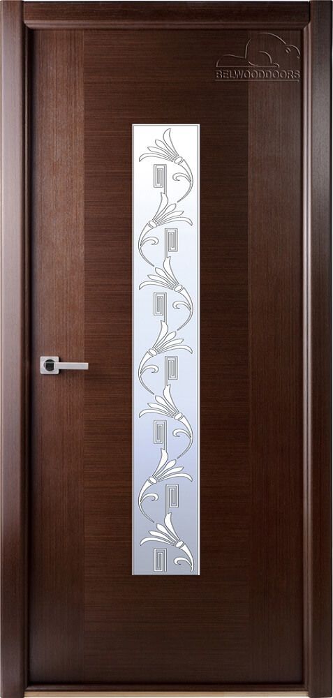картинка Межкомнатная дверь файн-лайн Belwooddoors Классика Люкс со стеклом Венге магазин Дверкин картинка Межкомнатная дверь файн-лайн Belwooddoors Классика Люкс со стеклом Венге магазин Дверкин