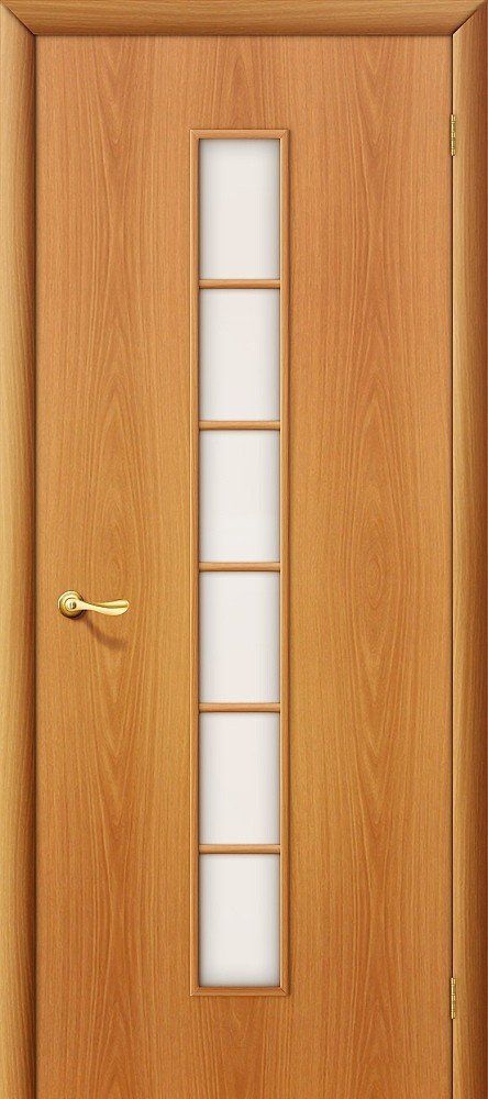 картинка Межкомнатная ламинированная дверь 2С Миланский Орех - Сатинато Белое магазин Дверкин 