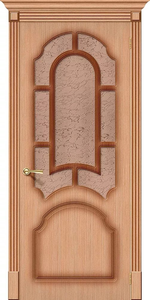 картинка Межкомнатная дверь файн-лайн Соната со стеклом Дуб магазин Дверкин 