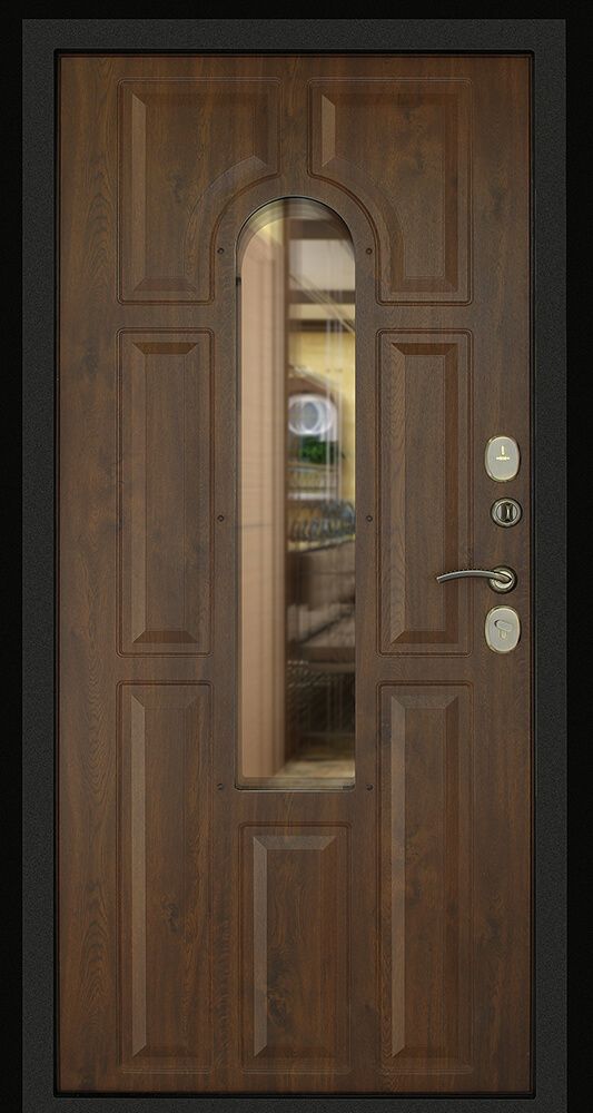 Входная металлическая дверь Лион Темный Орех_49887
