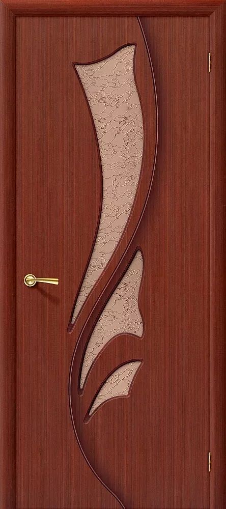картинка Межкомнатная дверь файн-лайн Эксклюзив со стеклом Макоре магазин Дверкин 