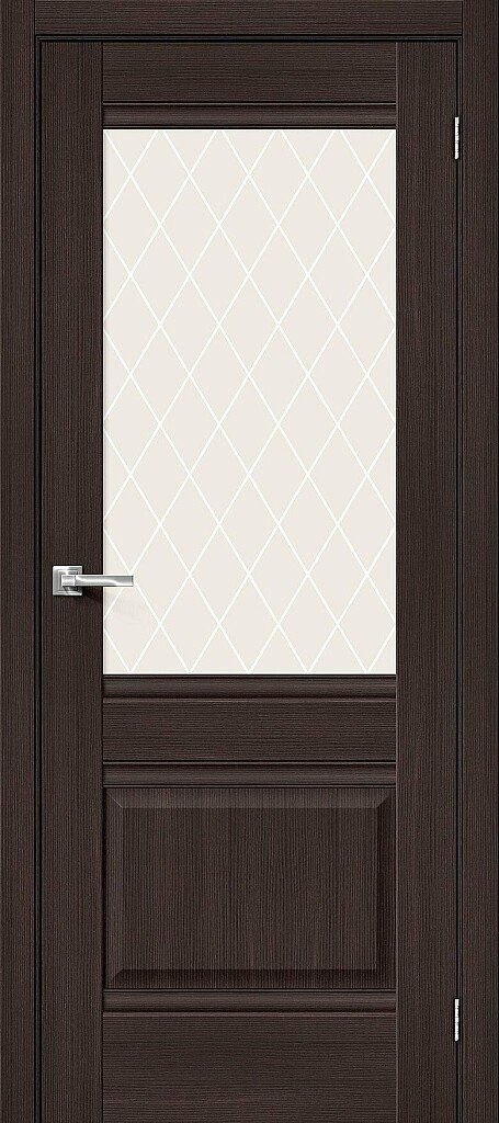 картинка Межкомнатная дверь Прима-3 Wenge Veralinga - White Сrystal магазин Дверкин картинка Межкомнатная дверь Прима-3 Wenge Veralinga - White Сrystal магазин Дверкин