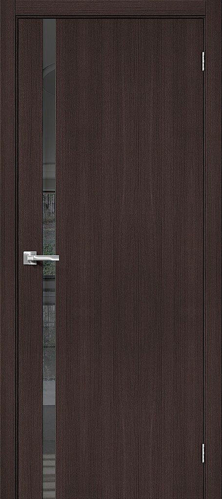 картинка Межкомнатная дверь Браво-1.55 Экошпон Wenge Melinga - Mirox Grey магазин Дверкин картинка Межкомнатная дверь Браво-1.55 Экошпон Wenge Melinga - Mirox Grey магазин Дверкин