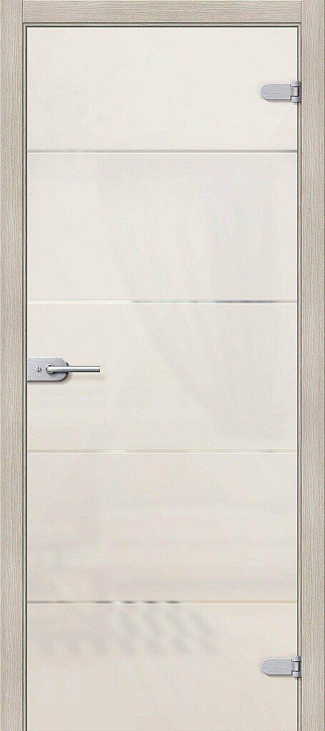 картинка Стеклянная межкомнатная дверь Диана Белое Сатинато магазин Дверкин 