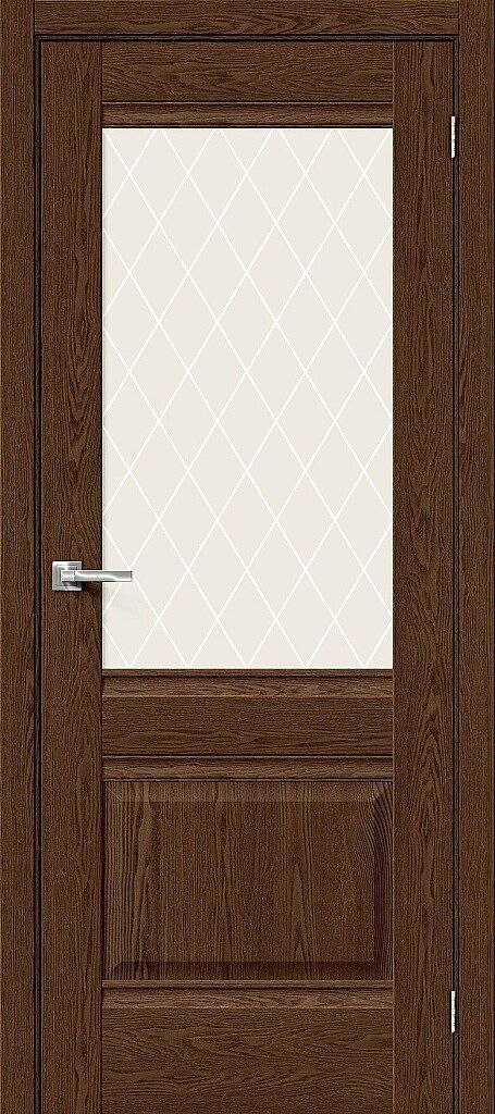картинка Межкомнатная дверь Прима-3 Brown Dreamline - White Сrystal магазин Дверкин 